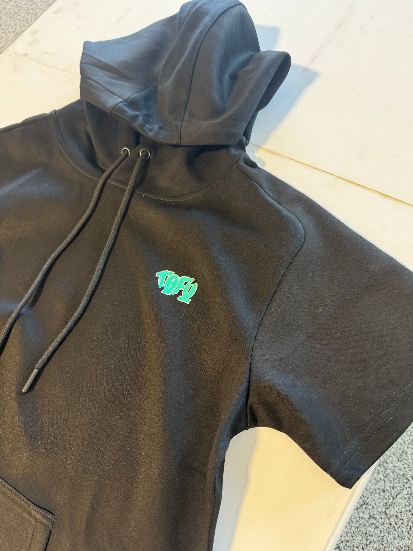 Black Belicheck street hoodie