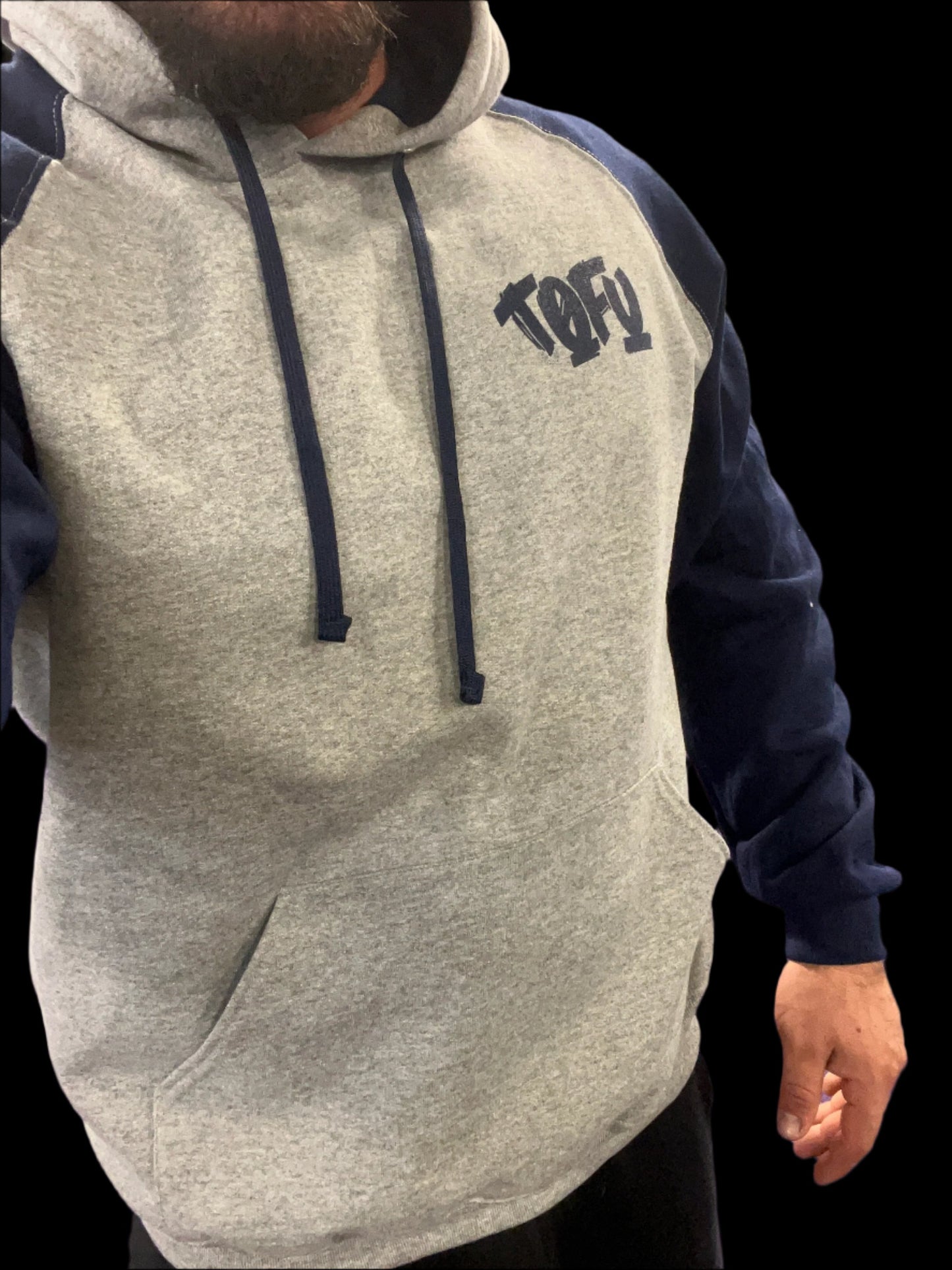 Grey Banner Hoodie